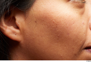 HD Face Skin Francesca Perry cheek ear face skin pores…